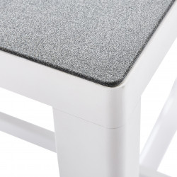 Salon de jardin Ensemble Bar de jardin en aluminium Stone Blanc Wilsa Garden