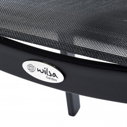 Fauteuil Bali/Star structure aluminium coloris Noir Wilsa Garden