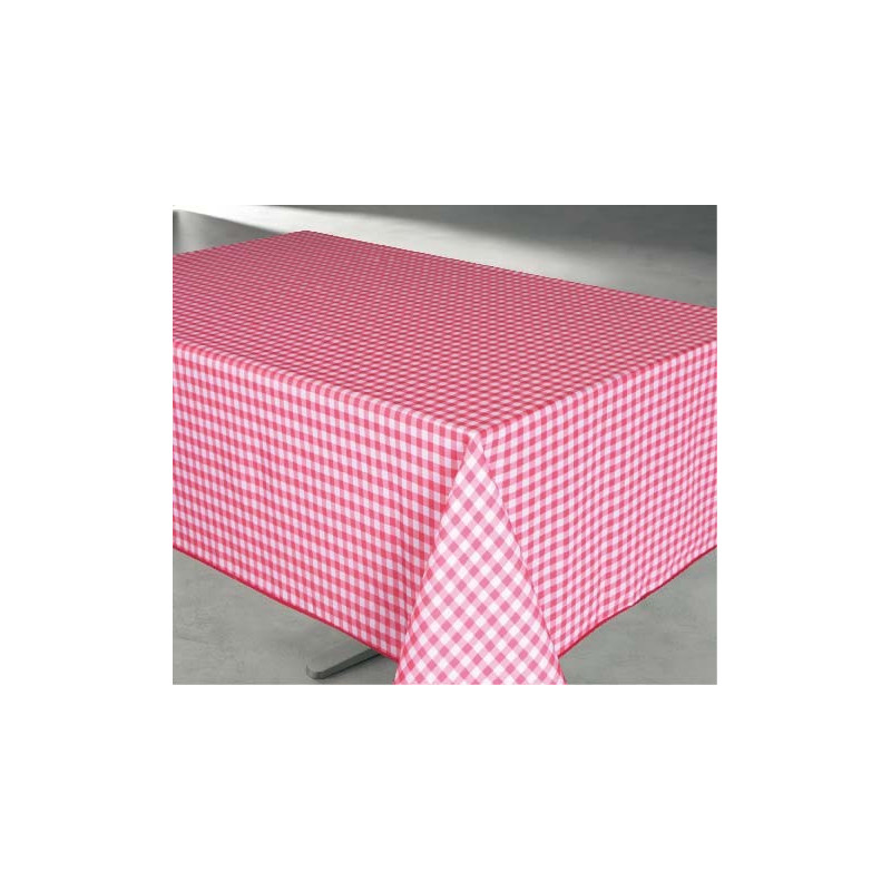 Nappe antitache imprimée Vichy rectangulaire 145 x 240 cm
