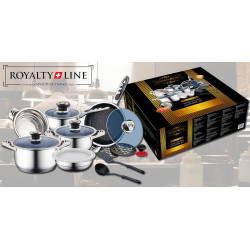 Batterie de Cuisine 16 pièces en Acier Inoxydable de Première Qualité Royalty Line