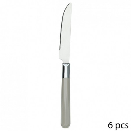 Ménagère 24 pièces "Orchidée" bleu Secret de gourmet