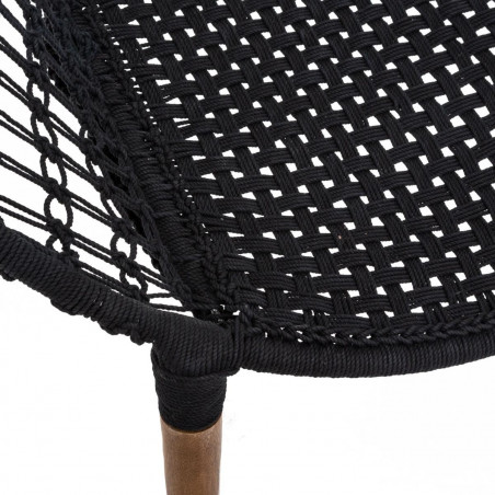 Fauteuil Fil pieds en bois de manguiers Atmosphera