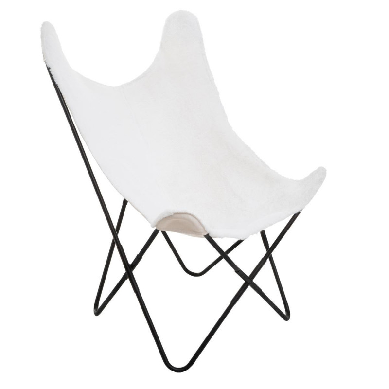 Fauteuil "Oslo" façon fourrure Atmosphera