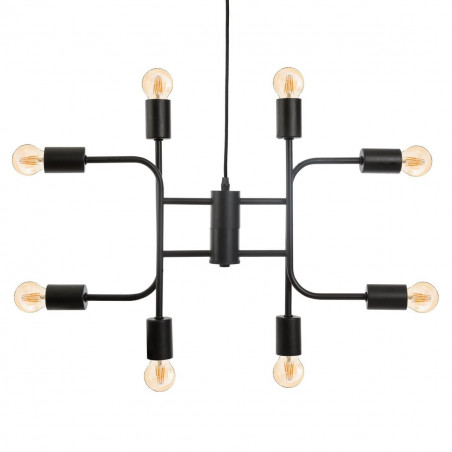 Suspension métal "Cantor" 8 ampoules / Diamètre 59 cm Atmosphera