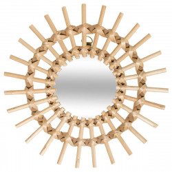 Lot de 3 miroirs Soleil en rotin Diamètre 28 cm Atmosphera
