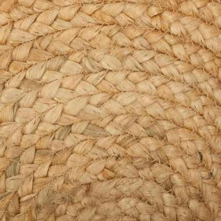 Tapis rond jute ajouré diamètre 80 cm Atmosphera