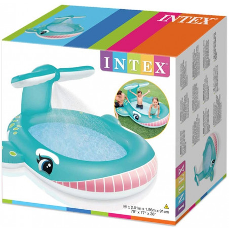 Piscinette Fontaine "Baleine Magique" Intex