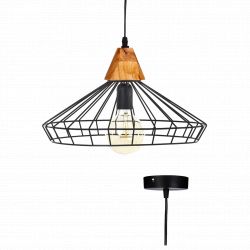 Suspension fil en métal "Ben" 38 x 22,5 cm Atmosphera
