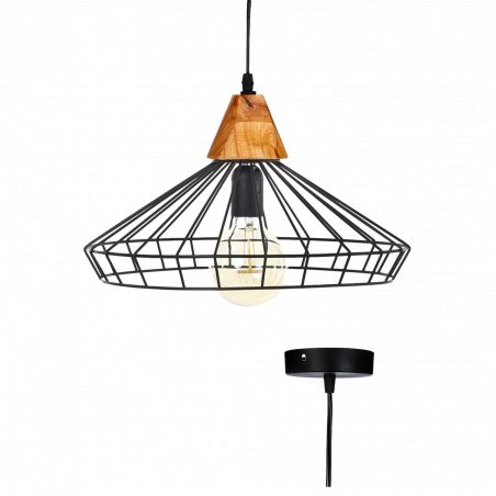 Suspension fil en métal "Ben" 38 x 22,5 cm Atmosphera