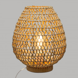 Lampe "Etel", métal & papier Hauteur 36 cm d'Atmosphera