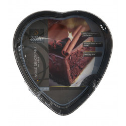 Moule coeur démontable 24 cm - Fond amovible Secret de Gourmet