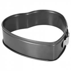 Moule coeur démontable 24 cm - Fond amovible Secret de Gourmet