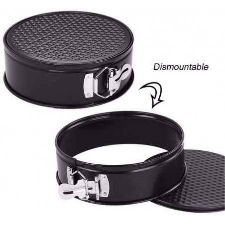 Lot de 3 moules démontables - Fond amovible Secret de Gourmet