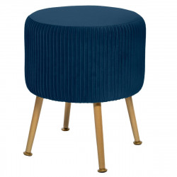 Tabouret en velours plissé "Solaro" Atmosphera