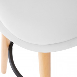 Tabouret bar déco Maxon gris Atmosphera