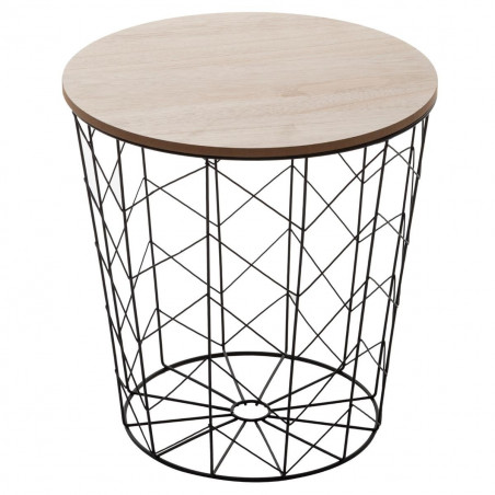 Table café déco métal Kumi "Pop" Atmosphera