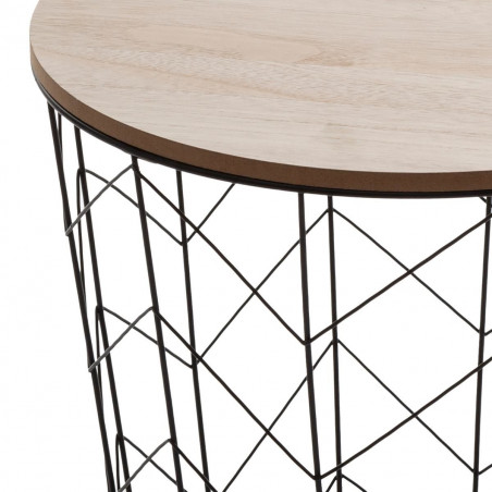 Table café déco métal Kumi "Pop" Atmosphera