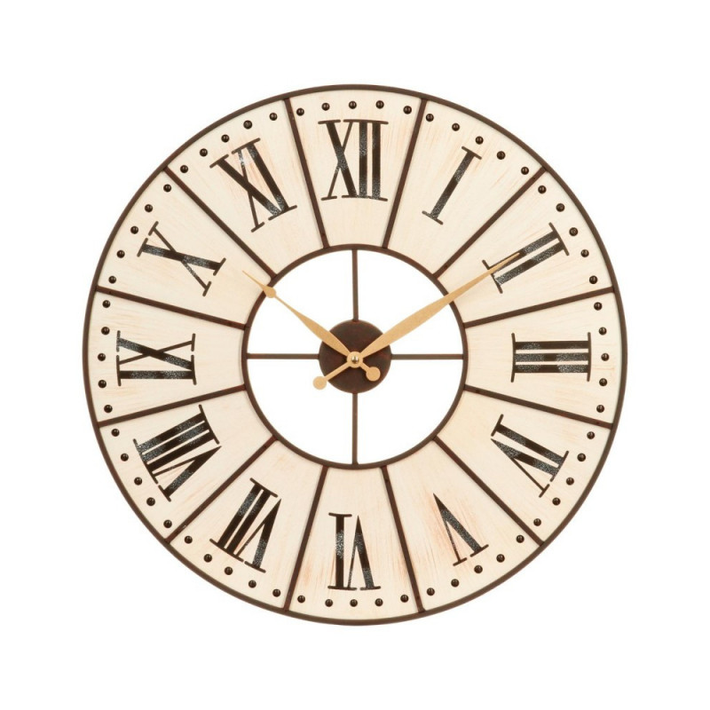 Pendule cadran métal Diamètre 58cm Atmosphera