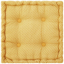 Coussin de sol "Otto"  Ocre 40 x 40 x 8 cm Atmosphéra