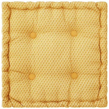 Coussin de sol "Otto"  Ocre 40 x 40 x 8 cm Atmosphéra