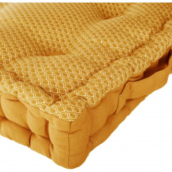 Coussin de sol "Otto"  Ocre 40 x 40 x 8 cm Atmosphéra