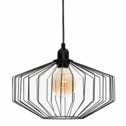 Suspension "Azur" Noire en métal D30 Atmosphera