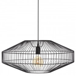 Suspension filaire "Vilas" en métal noir Atmosphera