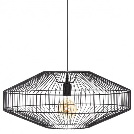 Suspension filaire "Vilas" en métal noir Atmosphera