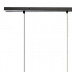 Suspension filaire 3 ampoules "Galt" noir en métal Atmosphera