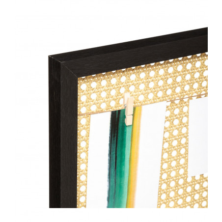 Porte photos cannage "Arty" 50 x 60 cm Atmosphera