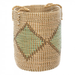 Lot de 2 paniers Seagrass PVC  Atmosphera