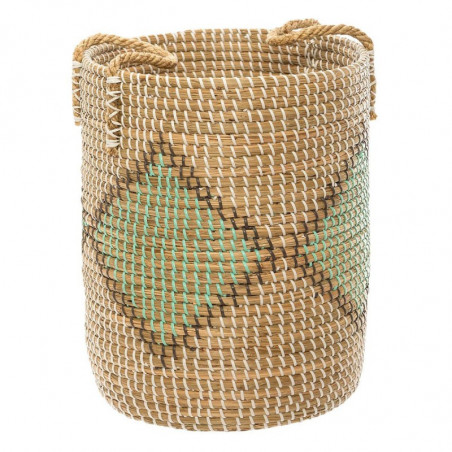 Lot de 2 paniers Seagrass PVC  Atmosphera