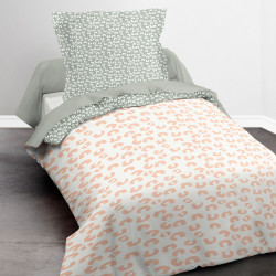 Parure de couette 140 x 200 "Strange" 100% Coton / 57 Fils/cm2