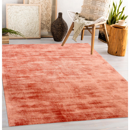 Tapis en viscose tissé à la main Used 90 x 150 cm