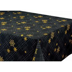 Nappe anti tache rectangulaire "Reveillon" 145 x 300 cm (8 à 12 couverts)