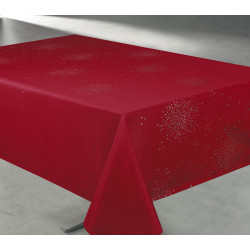 Nappe anti tache rectangulaire "Ariane Effet Métal Gold" 145 x 300 cm (8 à 12 couverts)