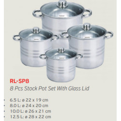 Lot de faitout "Traiteur" Acier inoxydable Royalty Line