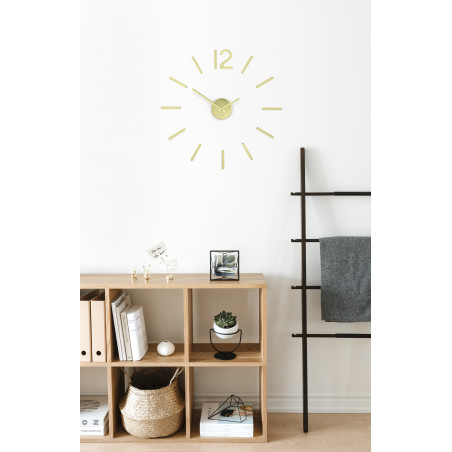 Horloge murale en métal noire "Blink" Umbra