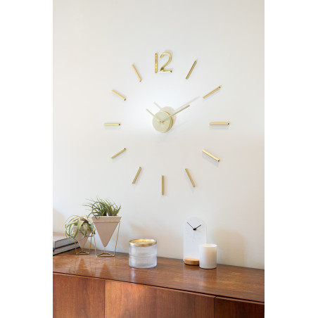 Horloge murale en métal noire "Blink" Umbra