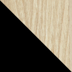 Grande étagère simple en bois et métal noir "Cubist" Umbra