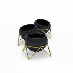 Lot de 3 porte plantes "Potsy" Umbra