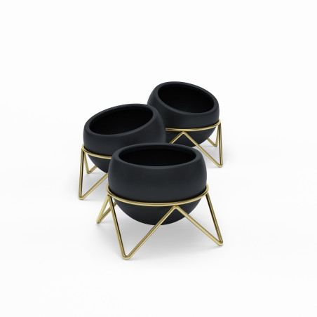 Lot de 3 porte plantes "Potsy" Umbra