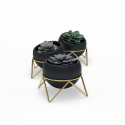 Lot de 3 porte plantes "Potsy" Umbra