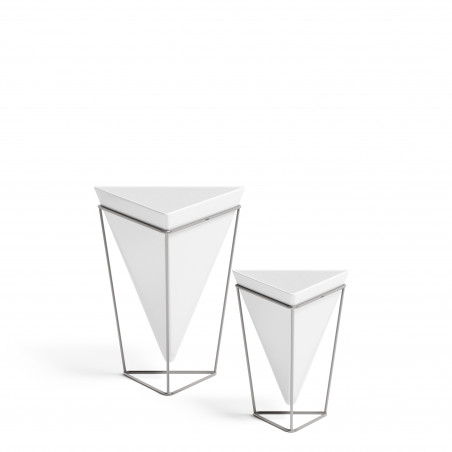 Lot de 2 Jardinières de Bureau & Pots Géométriques "Trigg" Umbra