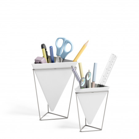 Lot de 2 Jardinières de Bureau & Pots Géométriques "Trigg" Umbra