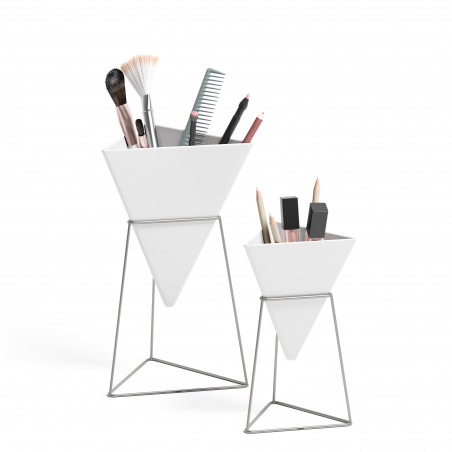 Lot de 2 Jardinières de Bureau & Pots Géométriques "Trigg" Umbra