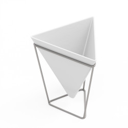 Lot de 2 Jardinières de Bureau & Pots Géométriques "Trigg" Umbra