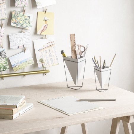 Lot de 2 Jardinières de Bureau & Pots Géométriques "Trigg" Umbra
