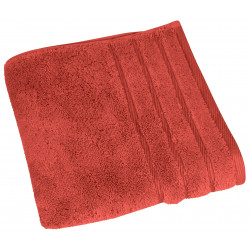 Serviette de Toilette Callisto 100% Coton peigné Longues Fibres. 660 gr/m² Vent du sud Cuivre