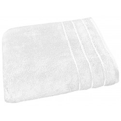Drap de douche 70 x 130 cm Callisto 100% Coton peigné Longues Fibres. 660 gr/m² Vent du sud Ivoire